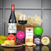 Bespoke Scottish cheese hamper with artisan cheeses, Scottish oatcakes and caramelised onion chutney.