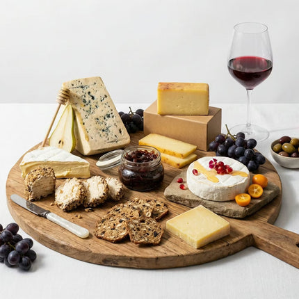 [Cheese type] selection hamper with chutney and oatcakes from Online Cheesemonger