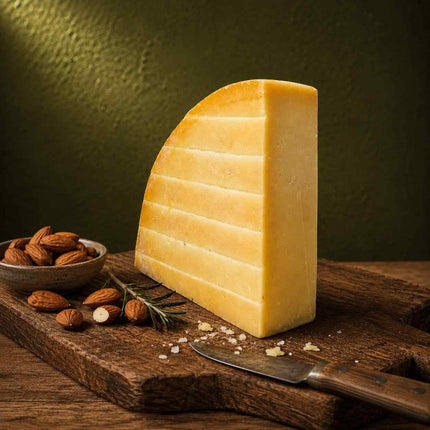 Smoked cheese selection on a wooden cheeseboard — Online Cheesemonger
