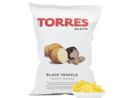 Torres Black Truffle Potato Crisps, 125g