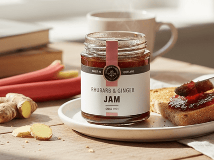 Rhubarb & Ginger Jam Galloway Lodge - Scottish Hampers