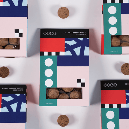 Sea Salt Caramel Truffle - Cocoa Dusted - Scottish Hampers