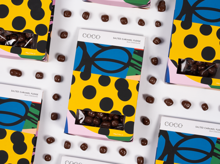 Salted Caramel Fudge covered in Milk Chocolate