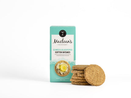 Seaweed & Black Pepper Oatcakes Macleans - Scottish Hampers