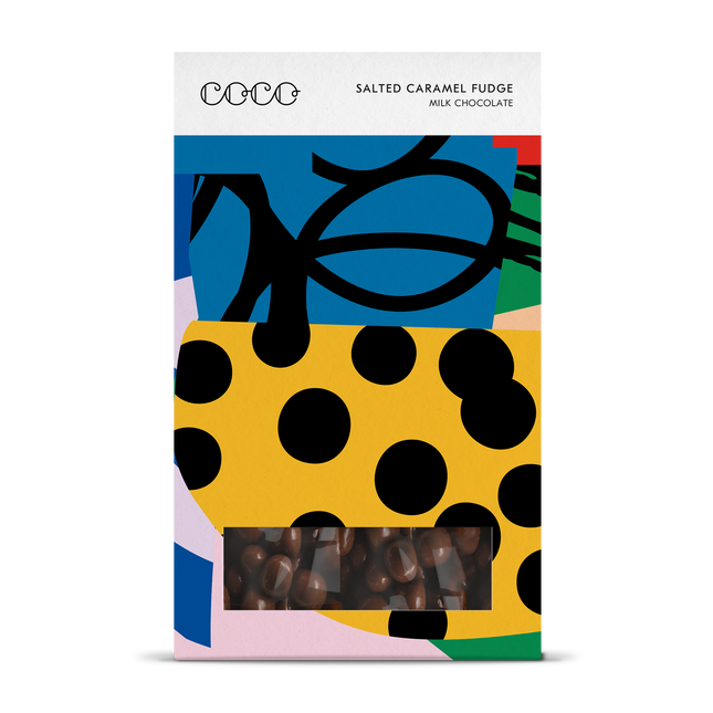 Salted Caramel Fudge covered in Milk Chocolate