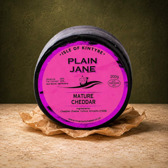 Isle Of Kintyre Plain Jane Mature Cheddar 200g