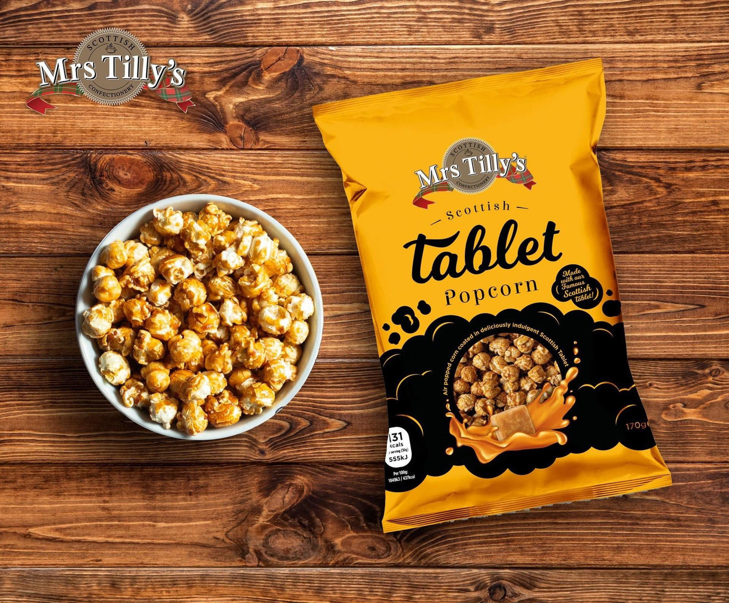 Mrs Tillys Tablet Popcorn 170g