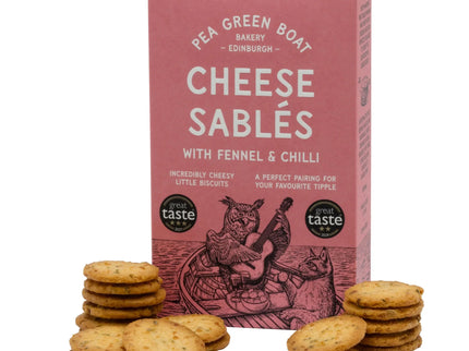 Cheese Sablés with Fennel & Chilli