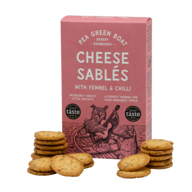 Cheese Sablés with Fennel & Chilli