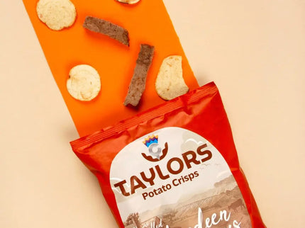 Flamegrilled Aberdeen Angus Crisps Taylors 40g