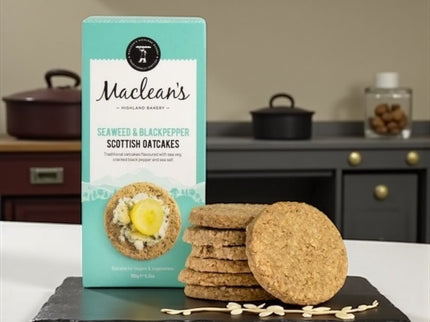 Seaweed & Black Pepper Oatcakes Macleans - Scottish Hampers