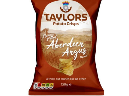 Flamegrilled Aberdeen Angus Crisps Taylors 40g