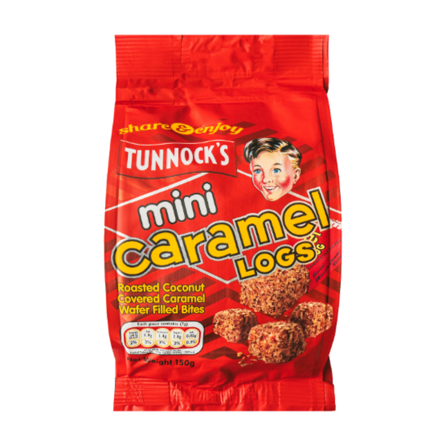 Tunnocks - Mini Caramel Logs Pouches 150g
