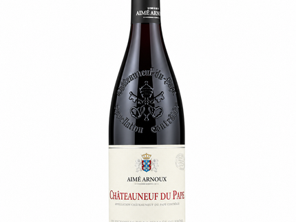Aimé Arnoux Châteauneuf-du-Pape red wine bottle