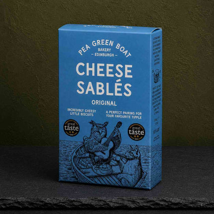 Cheese Sablés pea Green Boat
