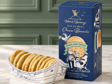 Mull Cheese Biscuit Onion & Thyme Island Bakery - Scottish Store & Deli
