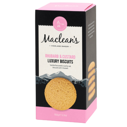 Maclean’s Rhubarb & Custard Luxury Biscuits 150g