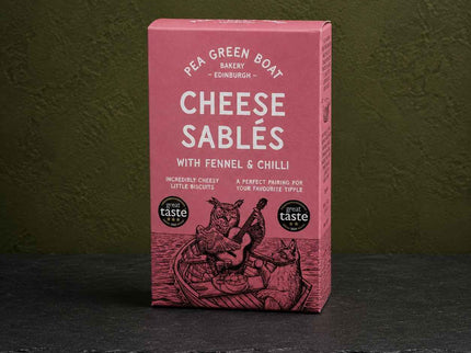 Cheese Sablés with Fennel & Chilli