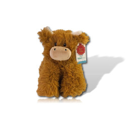 Highland Cow Brown Soft Toy, Gift Wrapped