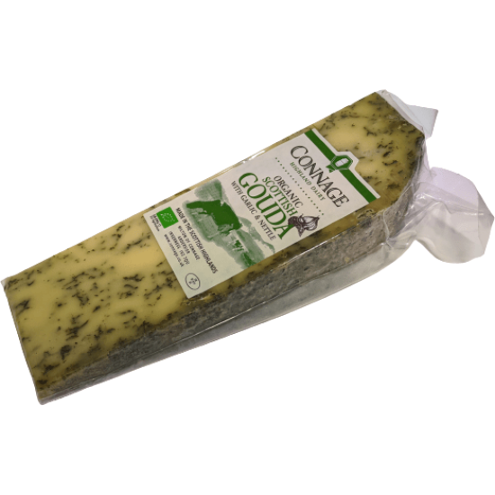 Connage Organic Gouda With Garlic And Nettle 150g