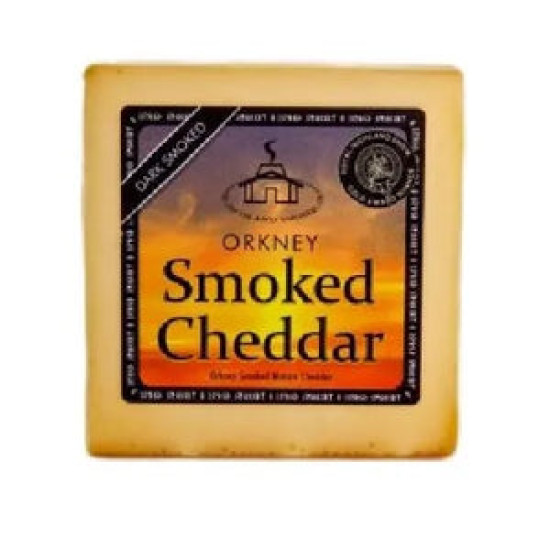 Dark Smoked Mature Cheddar Orkney 150g