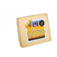 Smoked Cheddar Cheese DARK - Island Smokery 