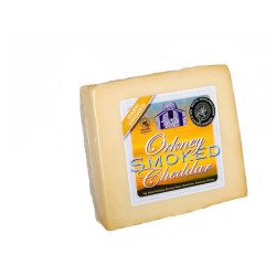 Smoked Cheddar Cheese DARK - Island Smokery 